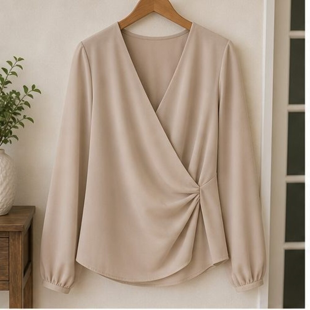 Sand Wrap Blouse